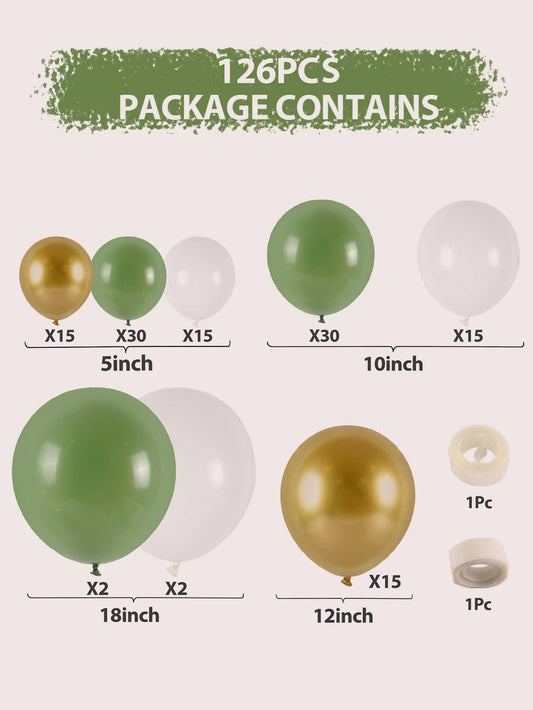126pcs Party Balloon Garland Set - Decotree.co Online Shop
