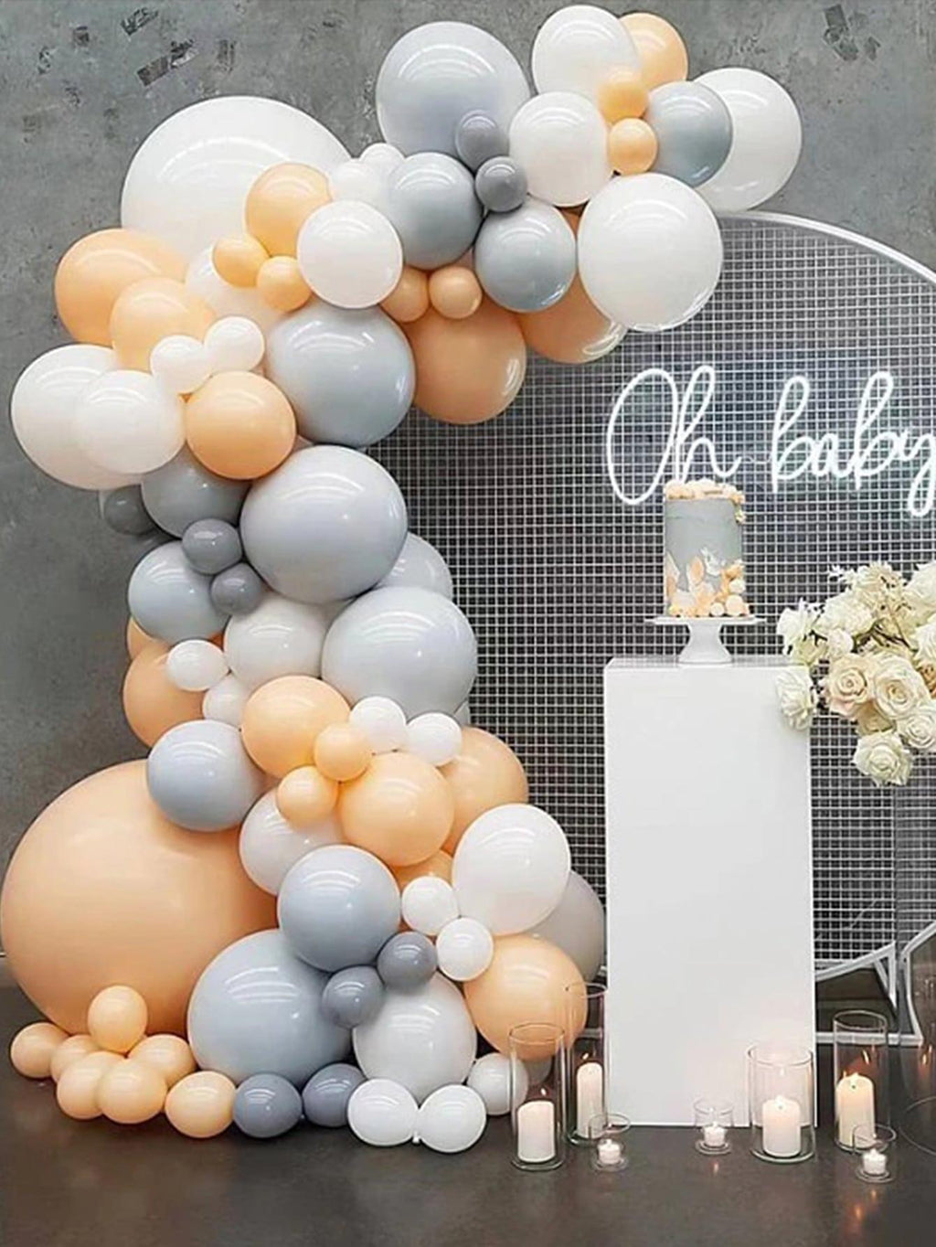 129pcs Latex Balloon Garland - Decotree.co Online Shop