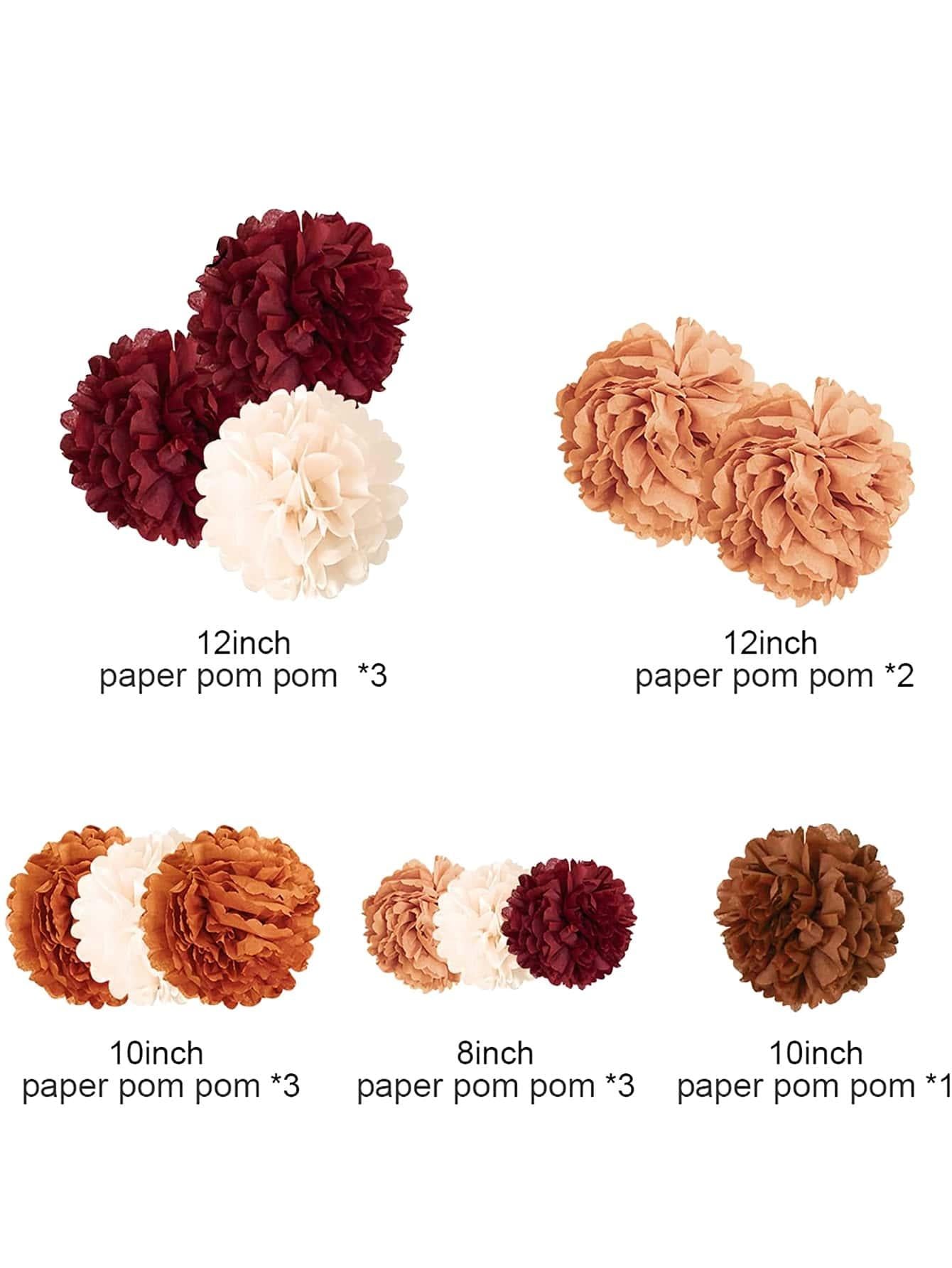 12pcs Mixed Color Paper Lantern - Decotree.co Online Shop