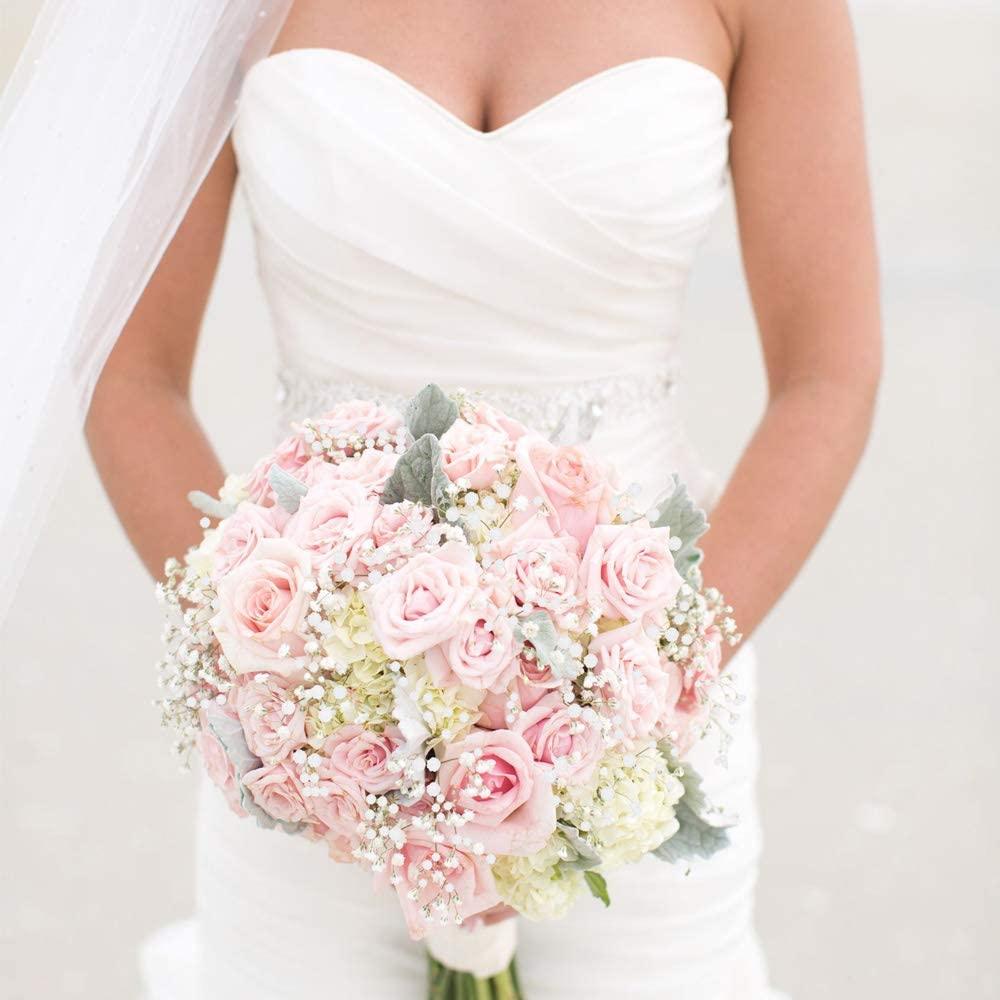 12PCS White Baby's Breath Flowers Decorations DIY Floral Bouquets Arrangement For Wedding - Decotree.co Online Shop