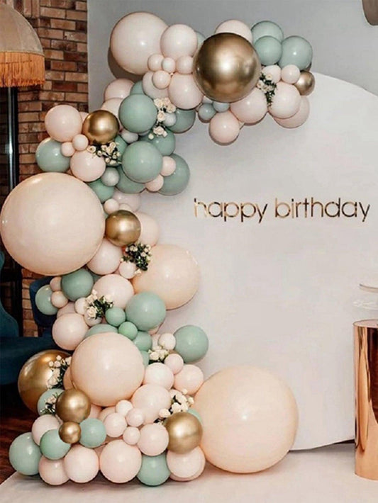 132pcs Birthday Decorative Balloon Garland - Decotree.co Online Shop