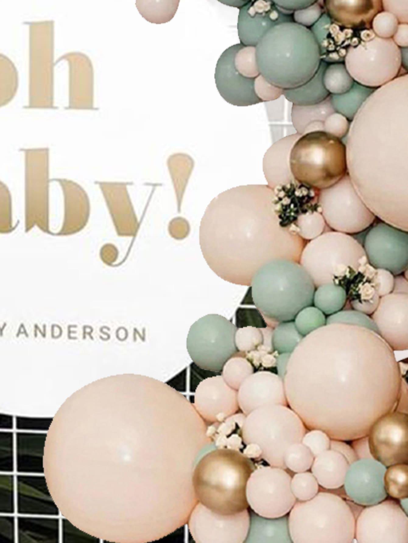 132pcs Birthday Decorative Balloon Garland - Decotree.co Online Shop