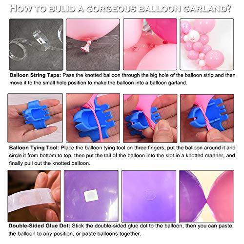 135 Pieces Blue Balloon Garland Arch Kit - White Blue Silver and Blue Confetti Latex Balloons - Decotree.co Online Shop