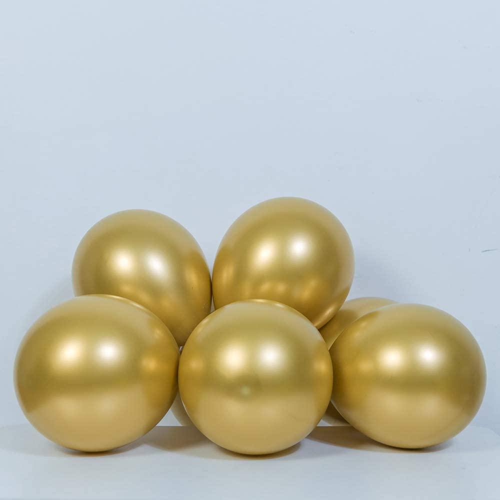 135PCS 18In 12In 5In Metallic Gold Balloon Arch Garland For Festival Picnic Family Engagement, Wedding, Birthday Party, Gold Theme - Decotree.co Online Shop