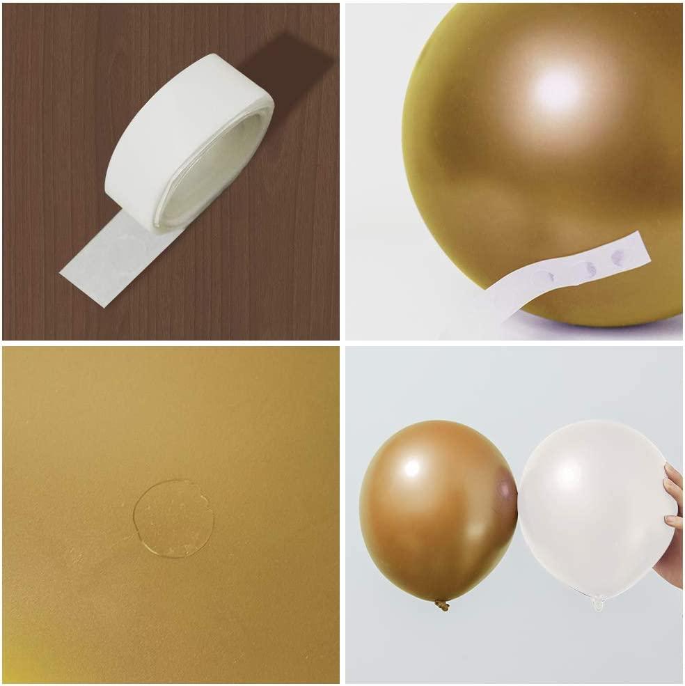 135PCS 18In 12In 5In Metallic Gold Balloon Arch Garland For Festival Picnic Family Engagement, Wedding, Birthday Party, Gold Theme - Decotree.co Online Shop