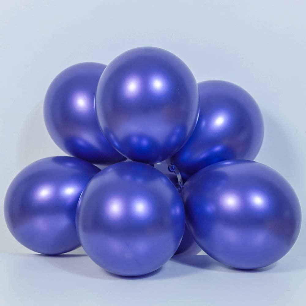 135PCS 18In 12In 5In Navy Blue Metallic Gold Balloon Arch Garland For Festival Picnic Family Engagement, Wedding, Birthday - Decotree.co Online Shop