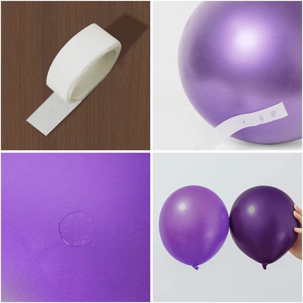 136PCS 18In 12In 5In Purple Macaron Purple Metallic Purple Balloon Arch Garland For Festival Picnic Family Engagement, Wedding, Birthday Party - Decotree.co Online Shop