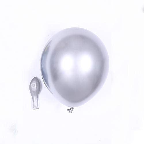 139pcs Black Silver Balloon Garland Arch Kit, 4D Disco Foil Balloons Silver Metallic Balloons Party Decorations - Decotree.co Online Shop