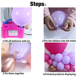 140Pcs Pink Rose Gold Chrome Balloons for Birthday Wedding Party Balloons Decorations, Baby Shower Decorations for Girl - Decotree.co Online Shop