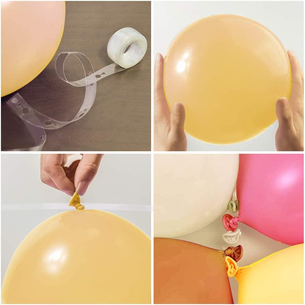 145PCS 18In 12In 5In Skin Color Brown Balloon Arch Garland For Festival Picnic Family Engagement, Wedding, Birthday Party - Decotree.co Online Shop