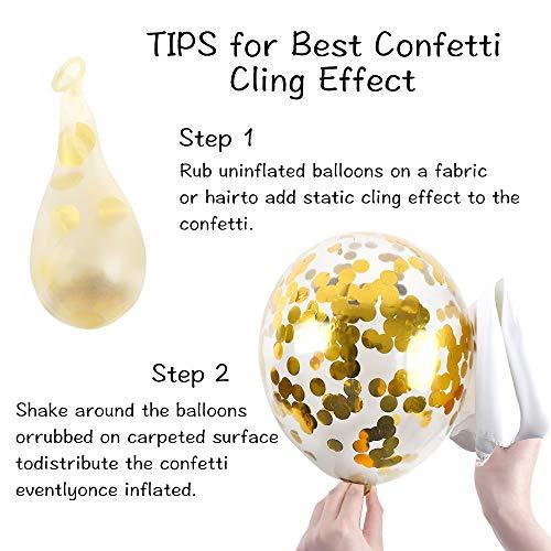 146pcs Navy Royal Blue and Gold Balloon Confetti Balloon, White Latex Balloon for Birthday, Baby Shower - Decotree.co Online Shop
