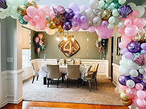 150pcs Mermaid Tail Balloon Garland Arch Kit, Mermaid Theme Girl Birthday Party Decorations - Decotree.co Online Shop