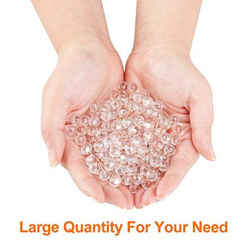150PCS Push Pins, Rose Gold Map Thumb Tacks, Large Size Pins - Decotree.co Online Shop