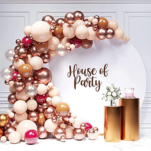 158PCS Rose Gold Balloon Garland kit Party Balloon Arch kit DIY Balloons Party Decoration - Decotree.co Online Shop