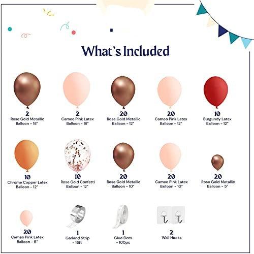 158PCS Rose Gold Balloon Garland kit Party Balloon Arch kit DIY Balloons Party Decoration - Decotree.co Online Shop