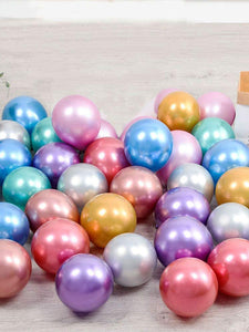 100pcs Metallic Latex Balloon - Decotree.co Online Shop