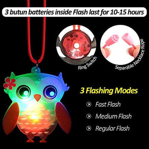 15pcs Halloween LED Necklaces Party Favors for Kids and Adults - Decotree.co Online Shop
