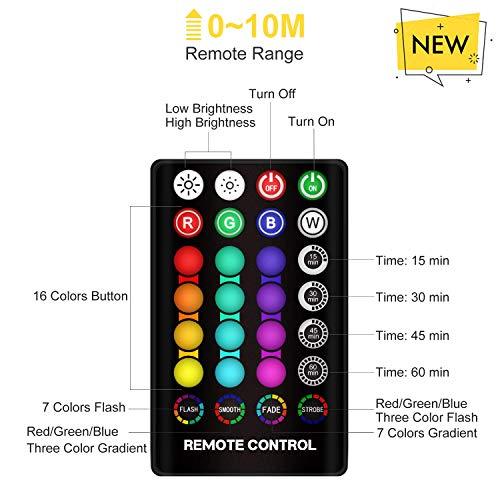 16 Colors LED Night Light 3D Printing Moon Light with Stand & Remote/Touch Control and USB Rechargeable, Moon Light Lamps for kids friends Birthday Gifts - Decotree.co Online Shop