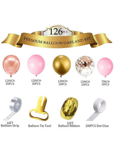 126pcs Wedding Party Balloon Set - Decotree.co Online Shop