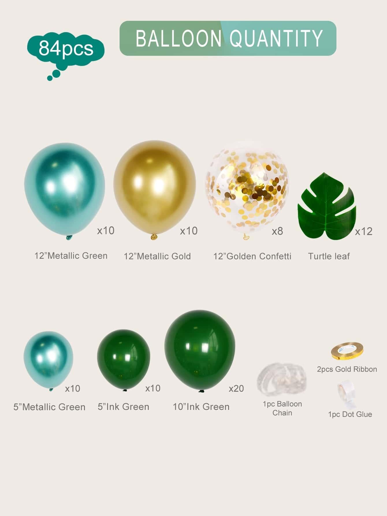 84pcs Decorative Balloon Garland - Decotree.co Online Shop