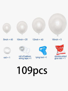 109pcs Plain Party Decorative Balloon Set - Decotree.co Online Shop