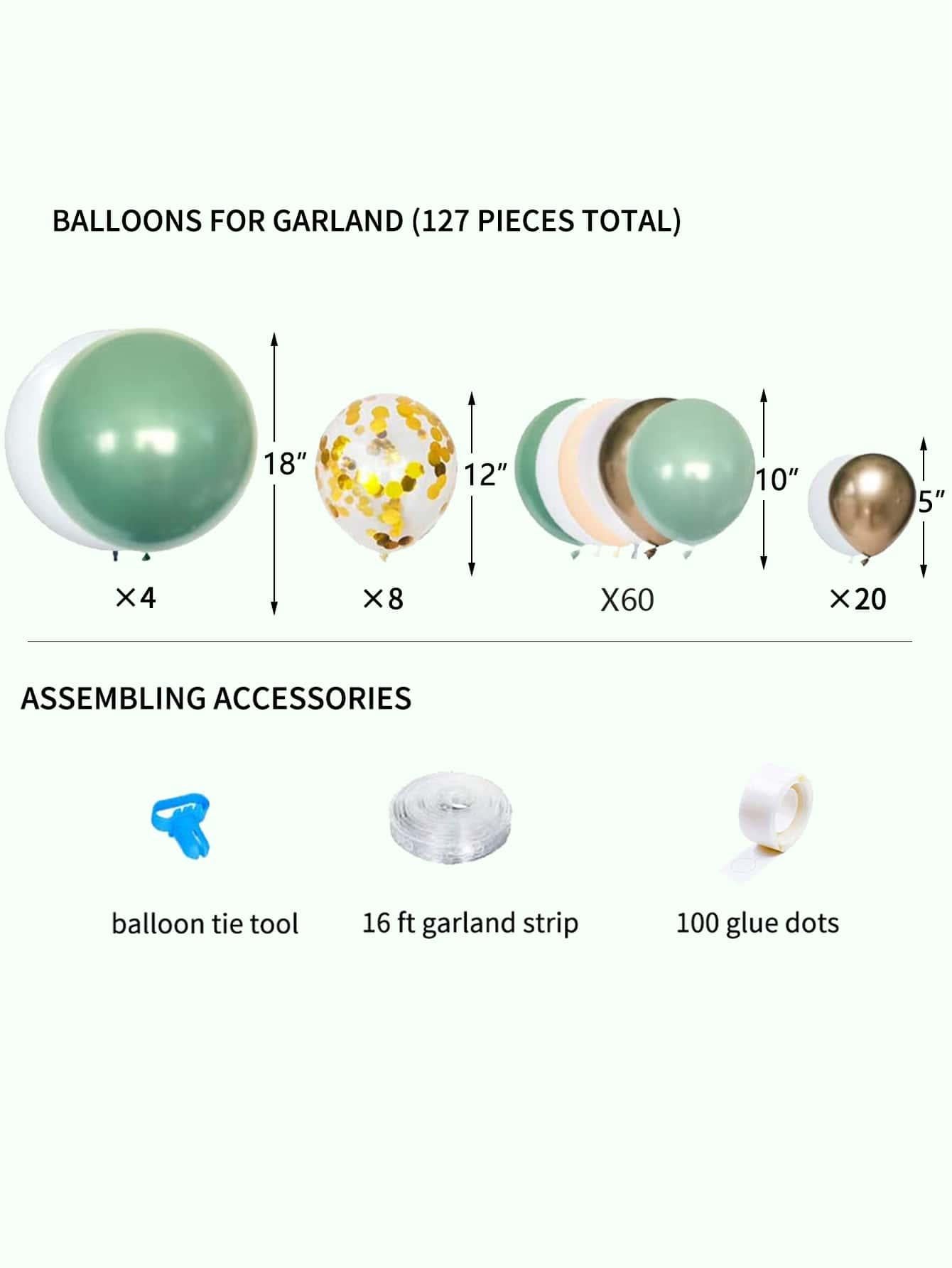 95pcs Party Decoration Balloon Garland - Decotree.co Online Shop
