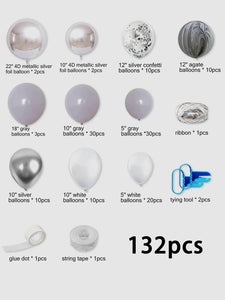 132pcs Birthday Party Balloon Garland Set - Decotree.co Online Shop