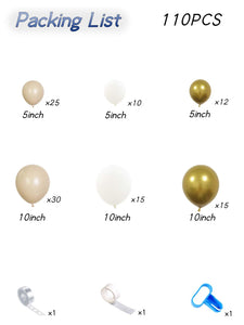 110pcs Decorative Balloon Garland Arch - Decotree.co Online Shop