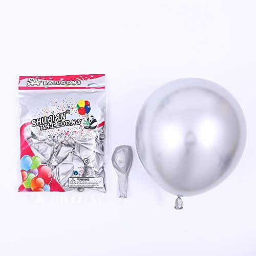 164pcs Blush White Balloons Garland Arch Kit Peach Balloons Chrome Metallic Silver Latex Balloon - Decotree.co Online Shop