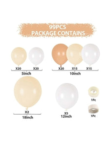 99pcs Mixed Color Balloon Set - Decotree.co Online Shop