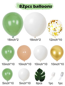 99pcs Mixed Pattern Balloon Set - Decotree.co Online Shop