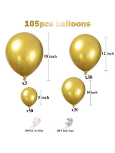 105pcs Decorative Balloon Garland - Decotree.co Online Shop