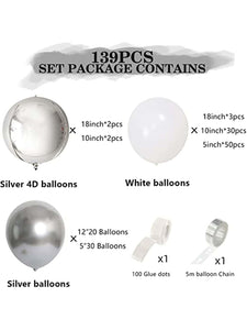 139pcs Mixed Color Balloon - Decotree.co Online Shop