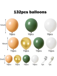 132pcs Latex Balloon Garland - Decotree.co Online Shop