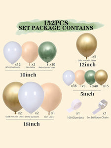 152pcs Decorative Balloon Arch Kit - Decotree.co Online Shop