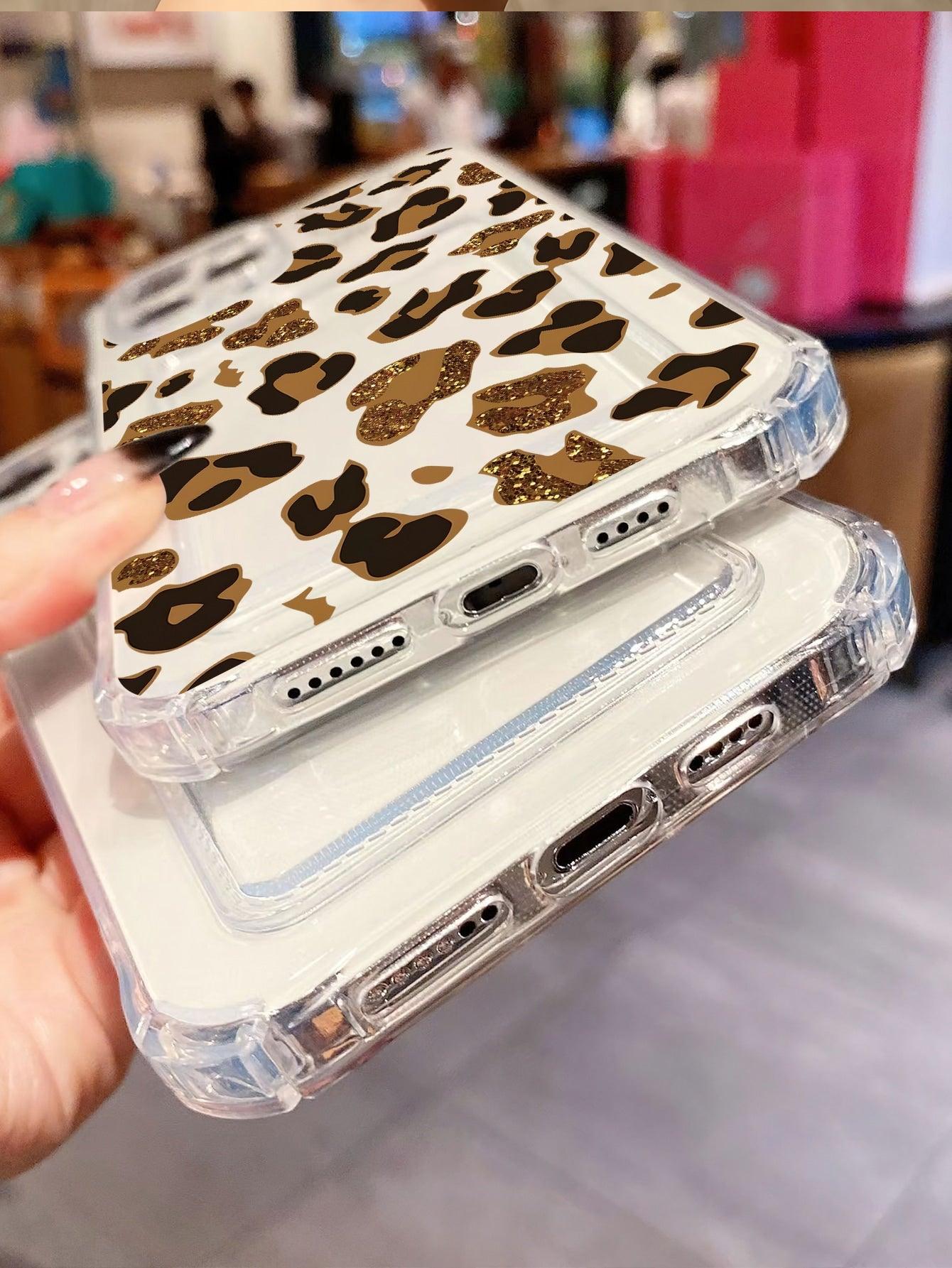 Leopard Phone Case With Card Slot - Decotree.co Online Shop