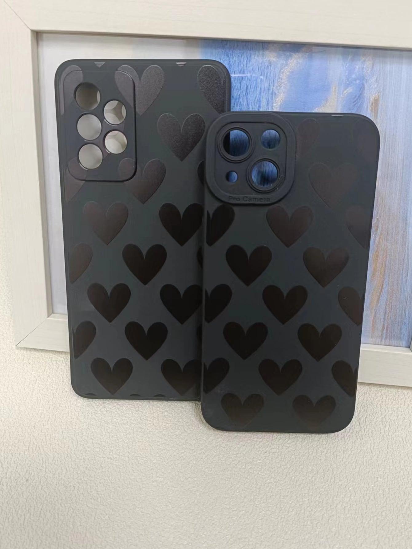 Heart Print Phone Case - Decotree.co Online Shop