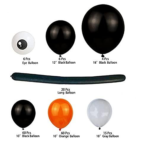 172pcs Spider Orange Black Balloon Garland Kit Halloween Party Decorations Ghost Balloon Party Backdrop - Decotree.co Online Shop