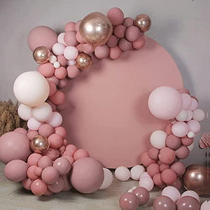 185 pcs Cream Pink Rose Balloon Arch Kit for Party Decorations (185PCS- Macaron Pink) - Decotree.co Online Shop