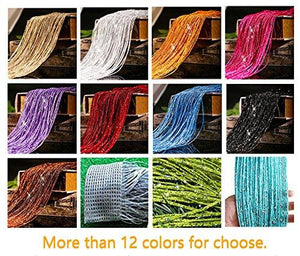 1x2 M Door String Curtain Rare Flat Silver Ribbon Thread Fringe Window Panel Room Divider Cute Strip Tassel for Wedding Coffee House Restaurant Parts, Gold - Decotree.co Online Shop