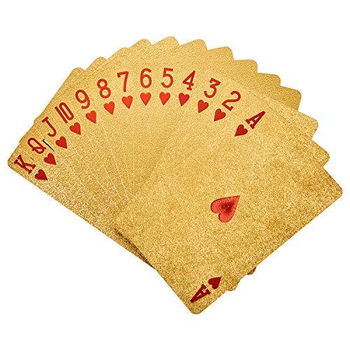 2 Decks Playing Card Waterproof Poker Cards Plastic PET Poker Card Novelty Poker Game Tools for Family Game Party - Decotree.co Online Shop