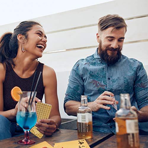 2 Decks Playing Card Waterproof Poker Cards Plastic PET Poker Card Novelty Poker Game Tools for Family Game Party - Decotree.co Online Shop