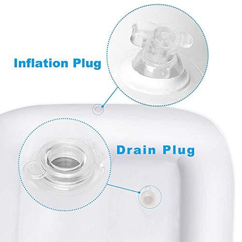 2 PCS Inflatable Serving Bars Ice Buffet Salad Serving Trays Food Drink Holder Cooler Containers Indoor Outdoor BBQ Picnic Pool Party Supplies Luau Cooler w Drain Plug - Decotree.co Online Shop