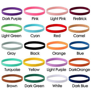 20 Colors Puppy Whelping Collars Double-Sided Adjustable ID Collars for Dogs - Decotree.co Online Shop