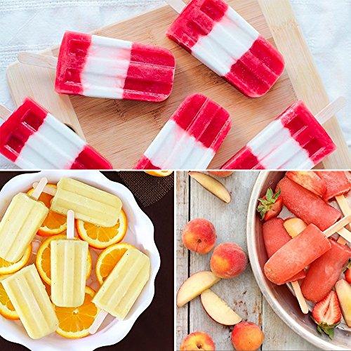200 Pcs Craft Sticks Ice Cream Sticks Natural Wood Popsicle Craft Sticks 4.5 inch Length Treat Sticks Ice Pop Sticks for DIY Crafts - Decotree.co Online Shop