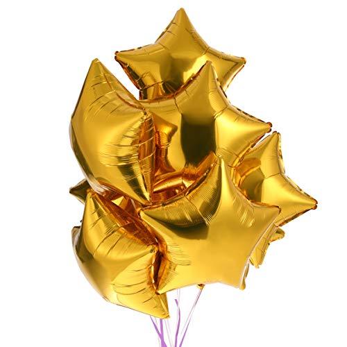 20pcs/lot 18 Inch Star Shape Foil Mylar Balloon Helium Balloon Birthday Party Decoration - Decotree.co Online Shop