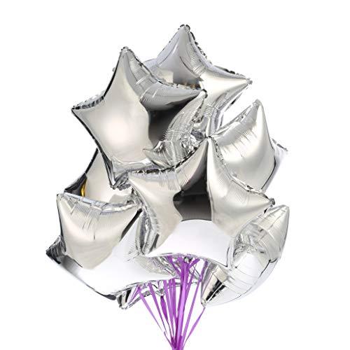 20pcs/lot 18 Inch Star Shape Foil Mylar Balloon Helium Balloon Birthday Party Decoration - Decotree.co Online Shop