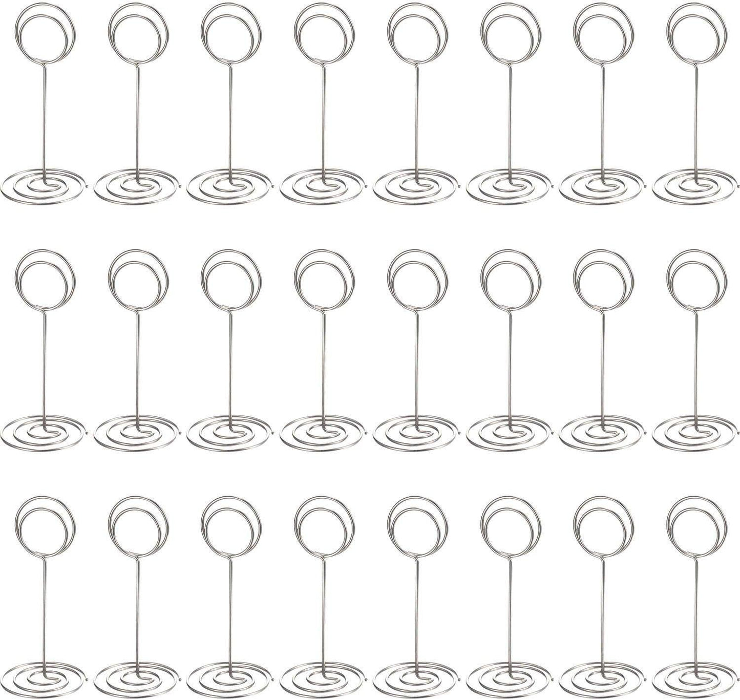 24 Pack Table Number Holder Wedding Table Name Card Holder Clips - Decotree.co Online Shop