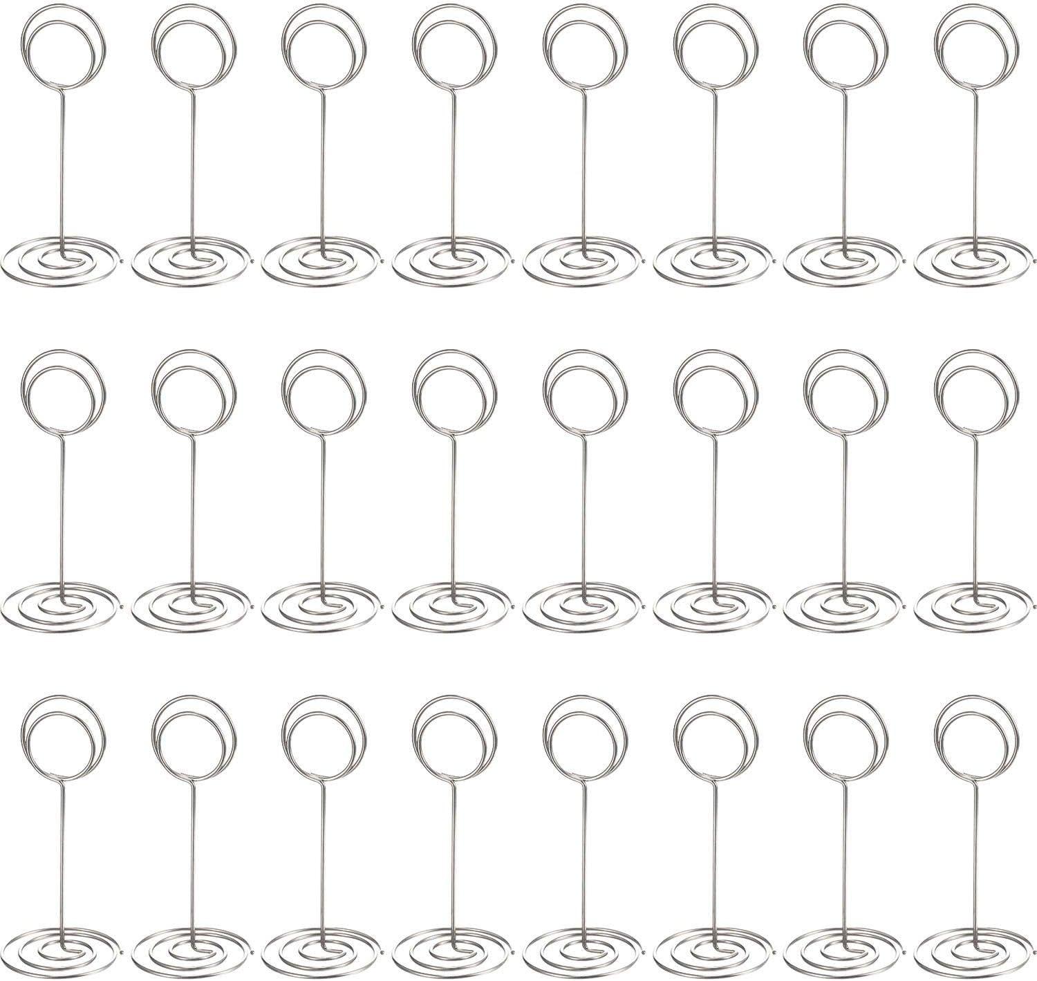 24 Pack Table Number Holder Wedding Table Name Card Holder Clips - Decotree.co Online Shop
