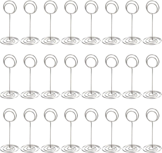 24 Pack Table Number Holder Wedding Table Name Card Holder Clips - Decotree.co Online Shop